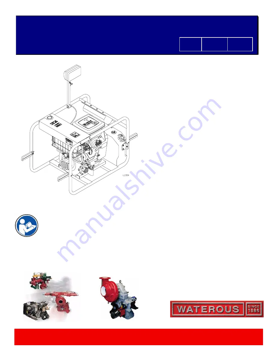 Waterous PB18 Series Operation Instructions Manual Download Page 1