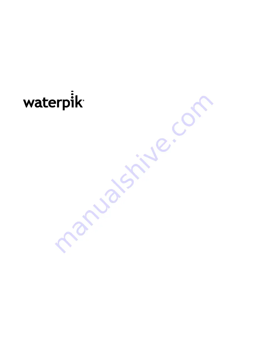 Waterpik Technologies WP-250 Скачать руководство пользователя страница 50