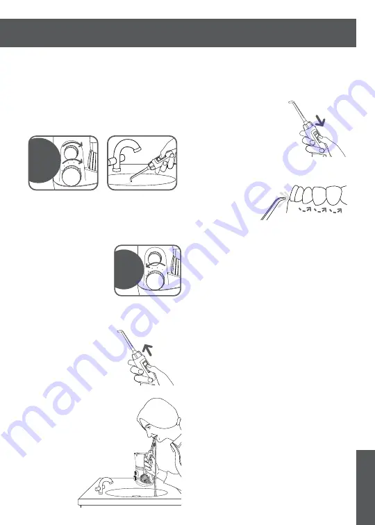 Waterpik waterflosser WP-860 Instruction Manual Download Page 7