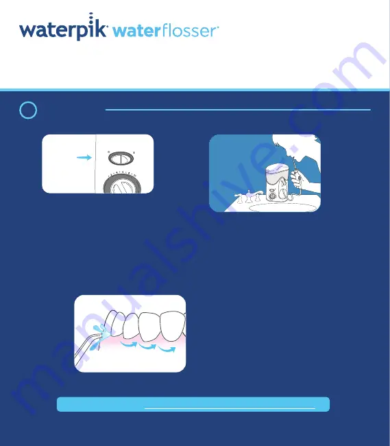 Waterpik WP-120 Quick Start Manual Download Page 2