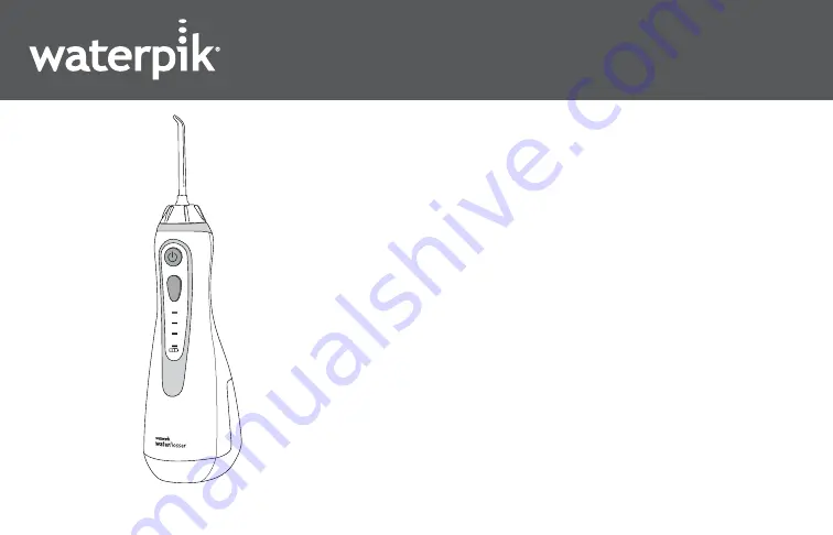 Waterpik WP-500 Series Скачать руководство пользователя страница 1