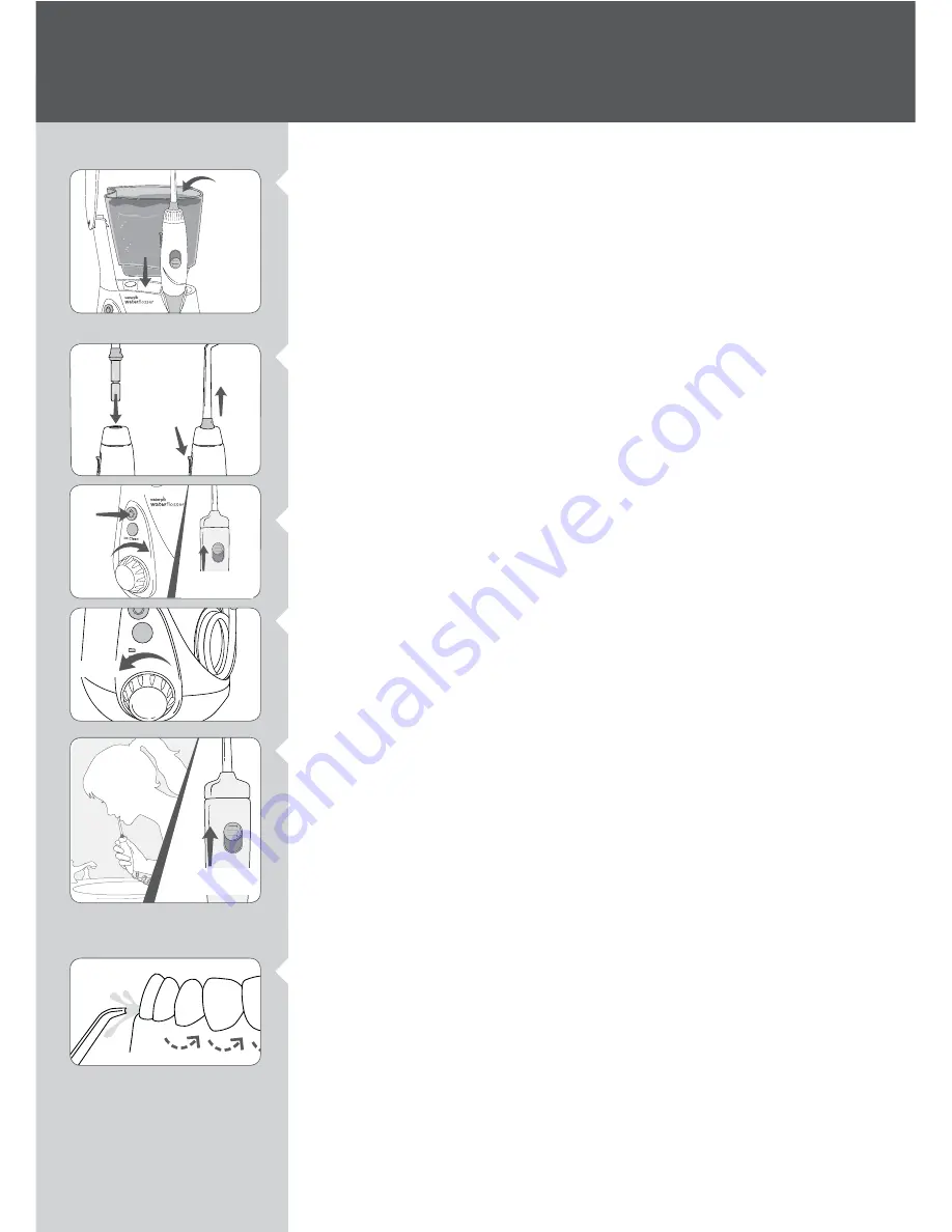 Waterpik WP-600 Series User Manual Download Page 6