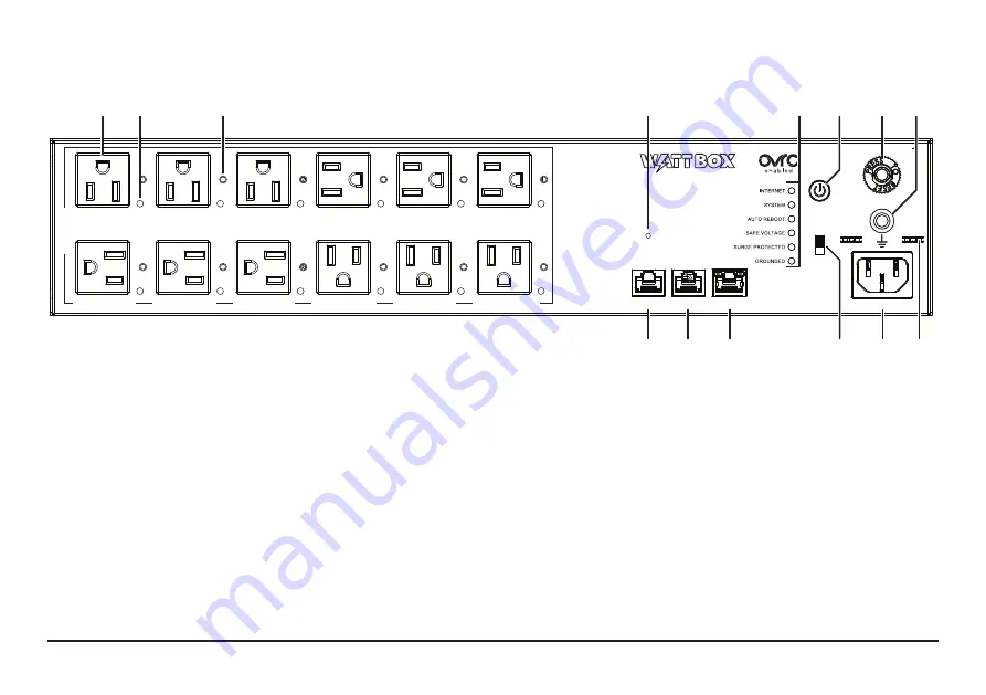 WattBox 800 Series Quick Start Manual Download Page 2