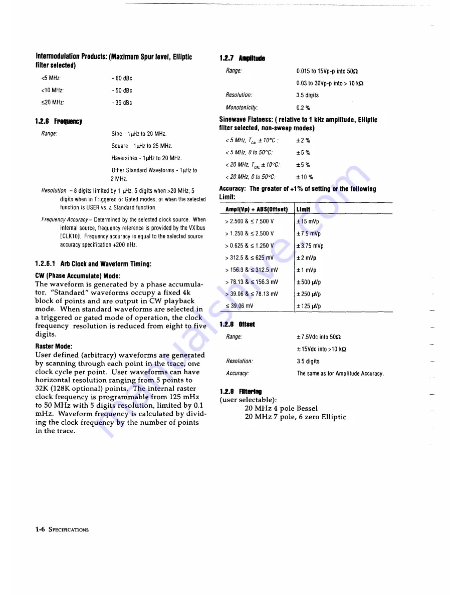 Wavetek 1395 Operation And Maintenance Manual Download Page 17