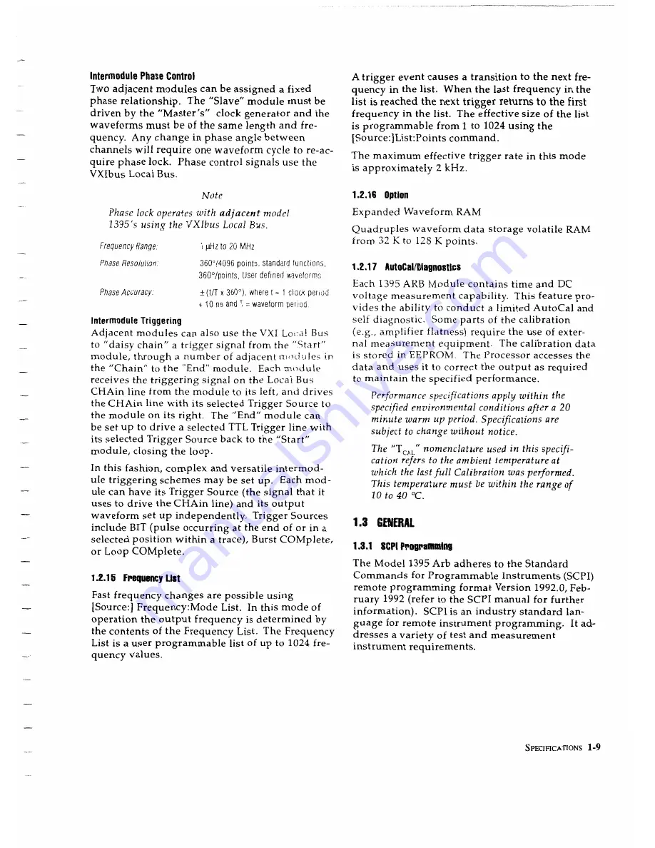 Wavetek 1395 Operation And Maintenance Manual Download Page 20