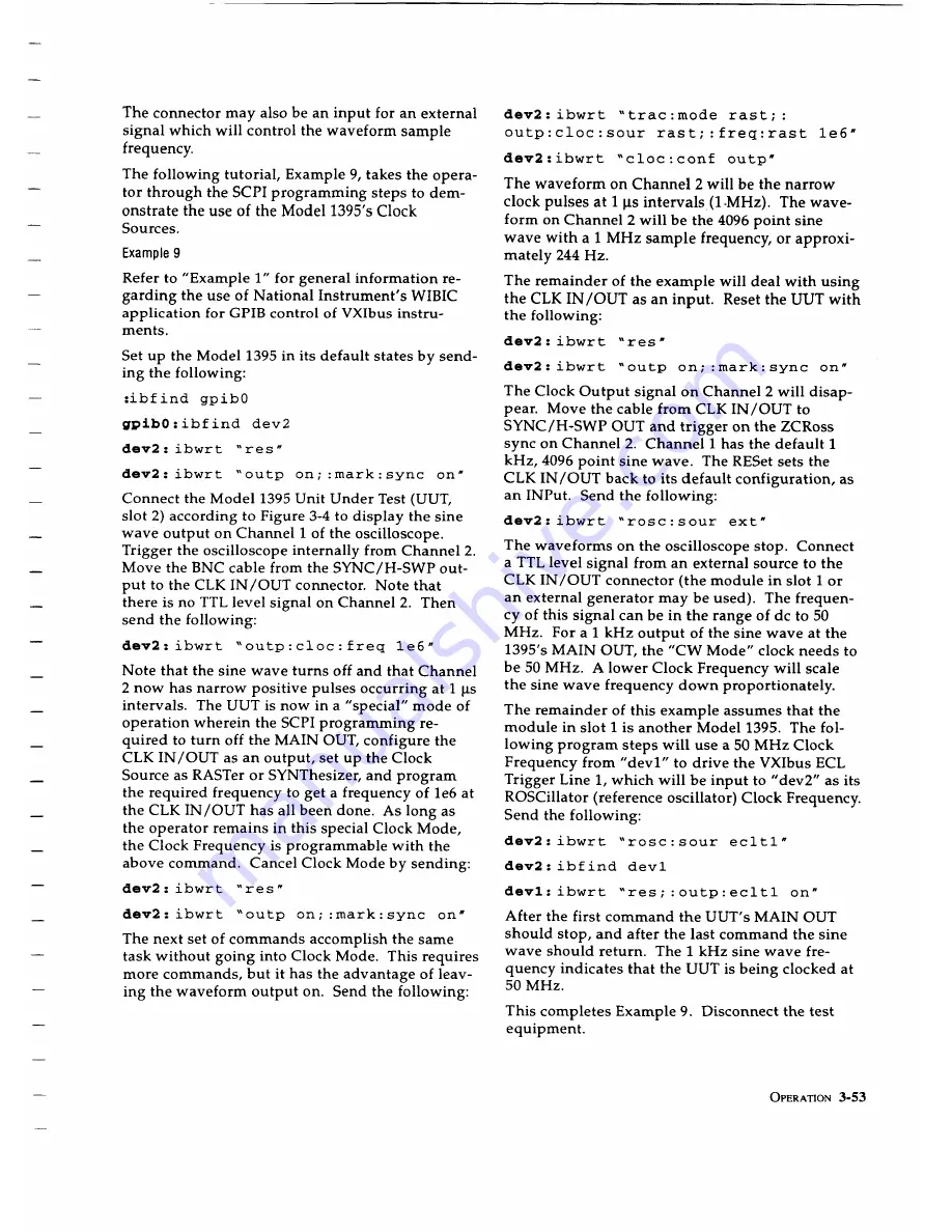 Wavetek 1395 Operation And Maintenance Manual Download Page 78