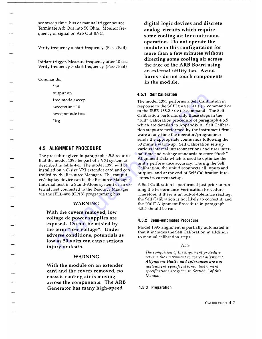 Wavetek 1395 Operation And Maintenance Manual Download Page 90