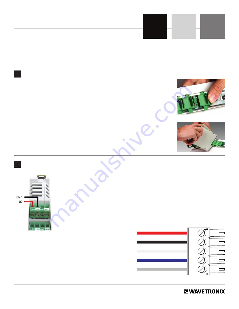 Wavetronix Click 200 Installation & Quick Start Manual Download Page 1