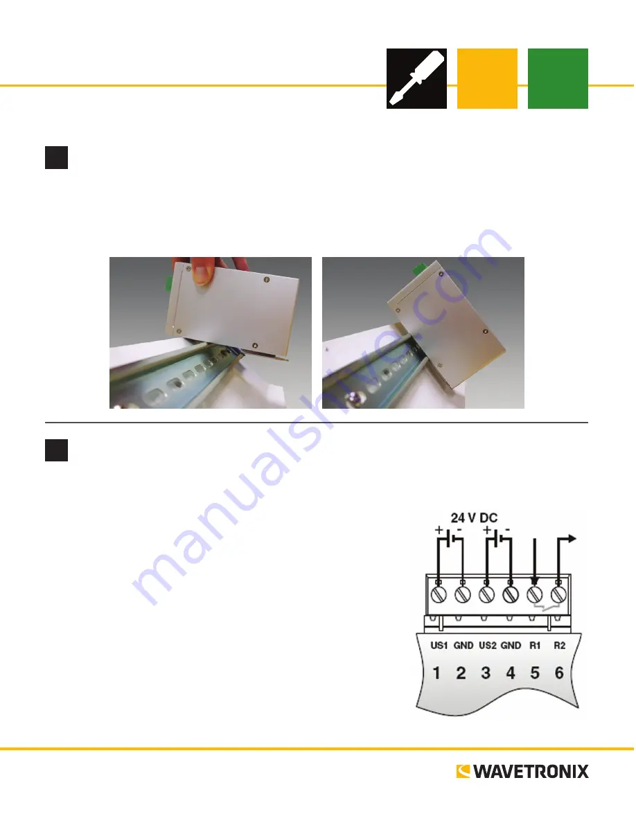 Wavetronix Click 330 Quick Reference Manual Download Page 1