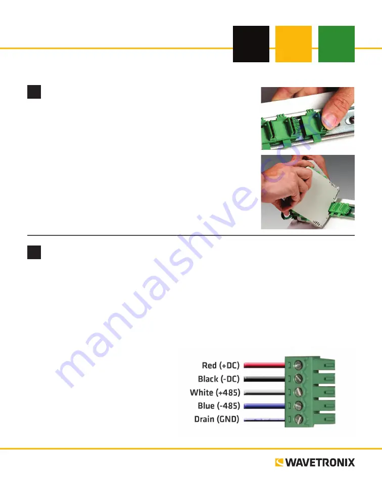 Wavetronix Click 400 Quick Start Manual Download Page 1