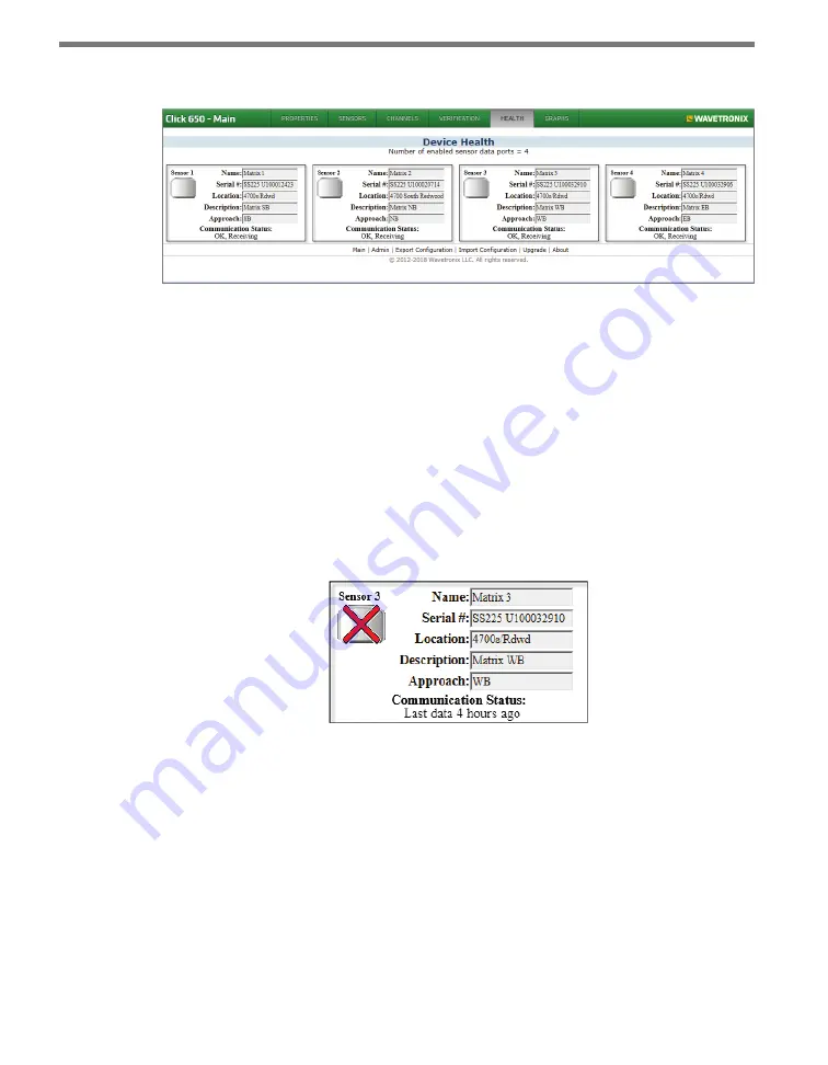 Wavetronix Click 65 Series User Manual Download Page 36