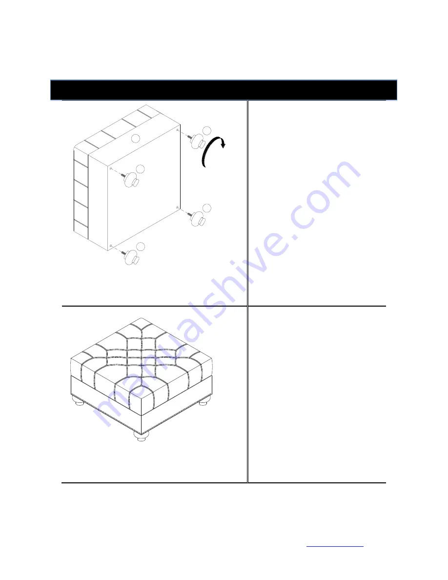 Wayfair OTTOMAN Скачать руководство пользователя страница 3