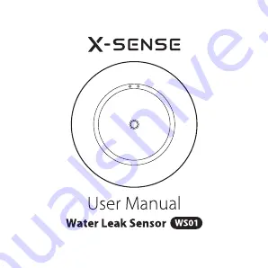 x-sense WS01 Скачать руководство пользователя страница 1