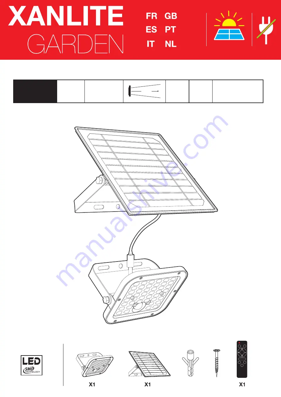 XanLite PRS10WMCEE Manual Download Page 1