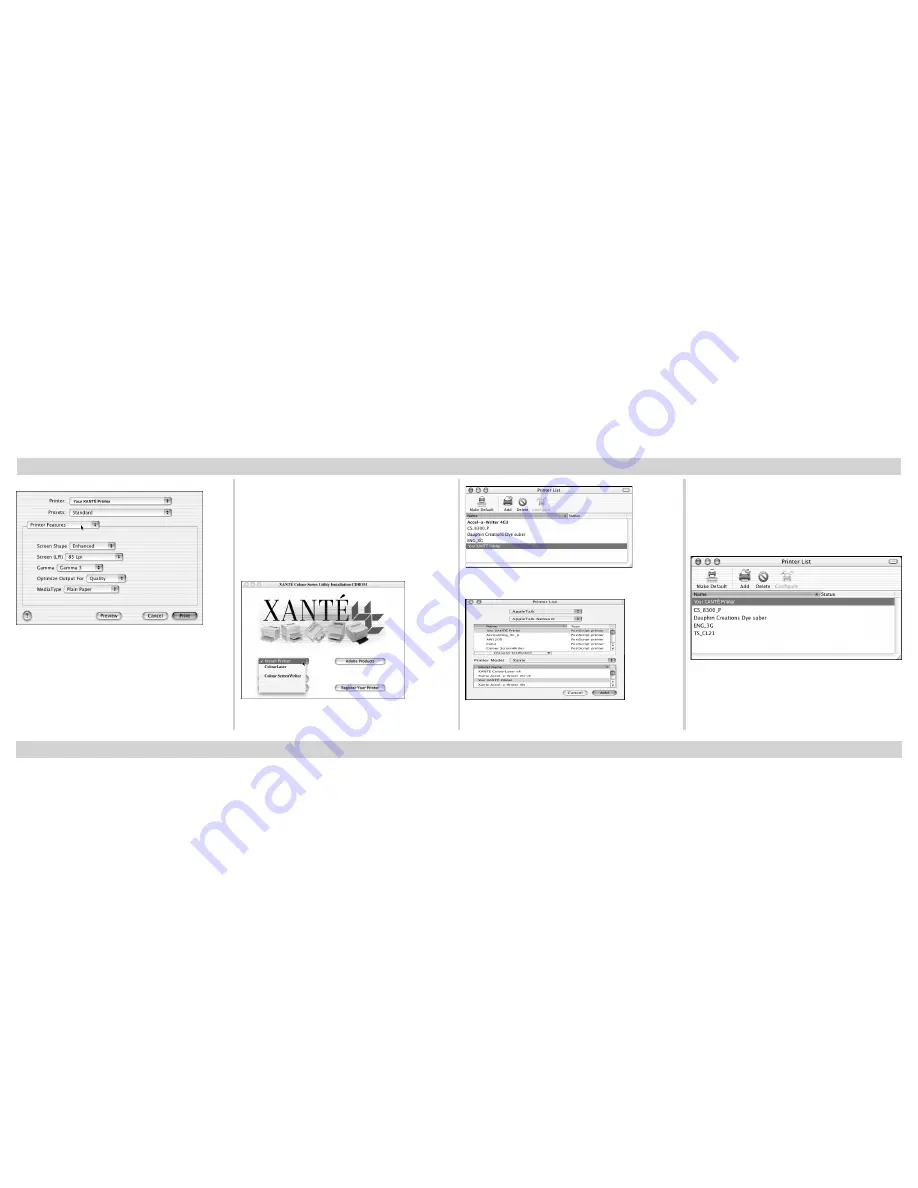 Xante ColourLaser series  guide Quick Reference Manual Download Page 28