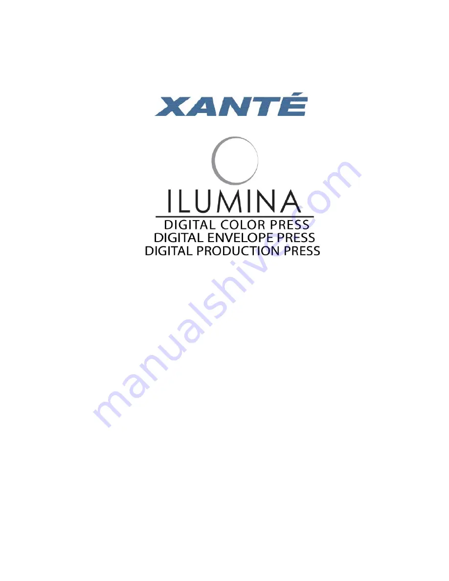 Xante Illumina Скачать руководство пользователя страница 1