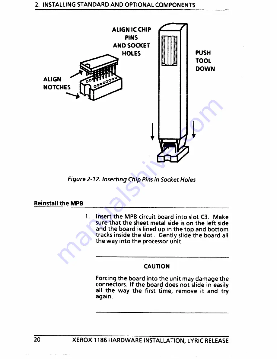 Xerox 1186 Hardware Installation Download Page 27