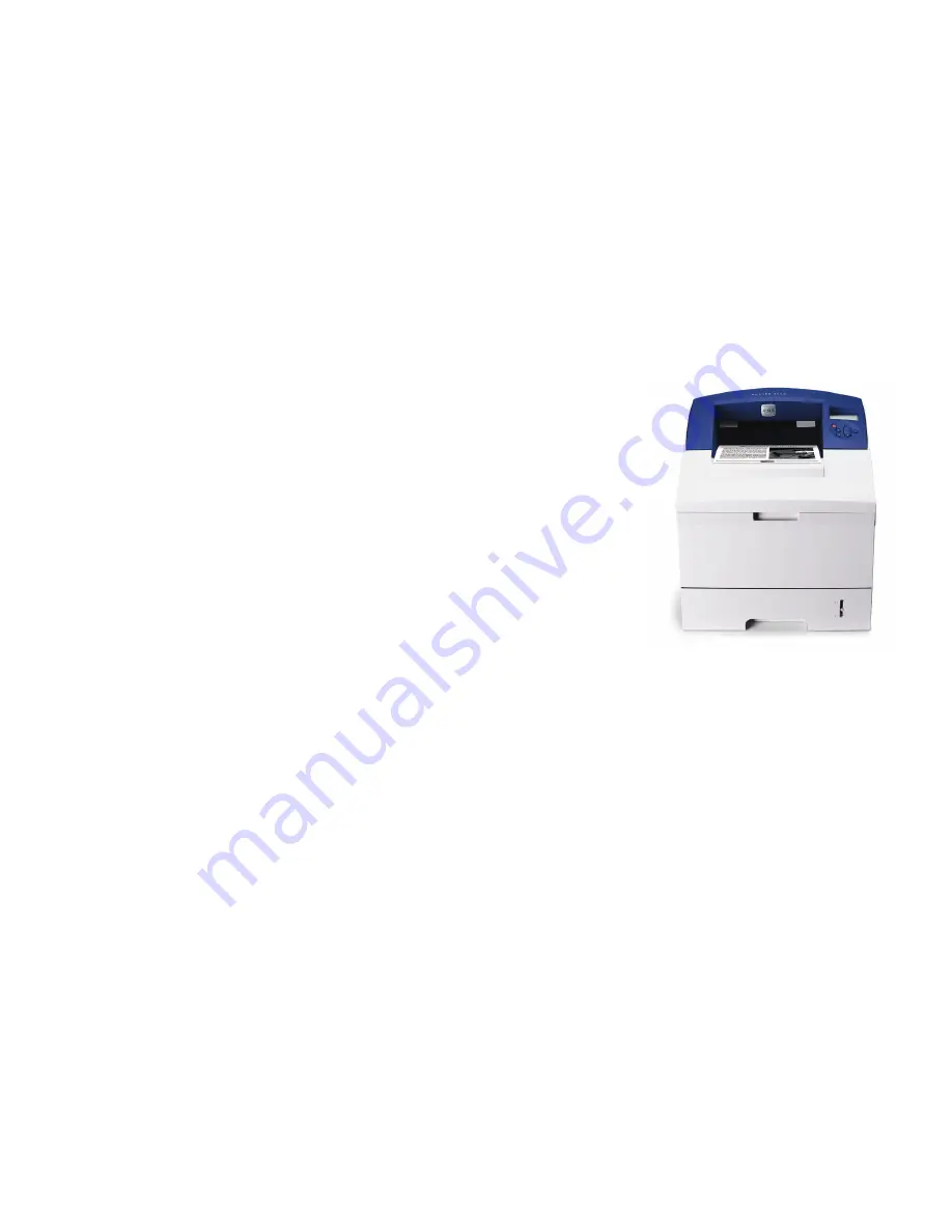 Xerox 3600DN - Phaser B/W Laser Printer Evaluator Manual Download Page 6