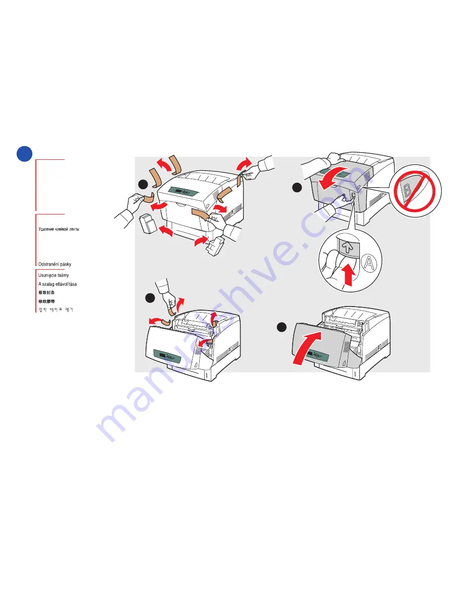 Xerox 6200DX - Phaser Color Laser Printer Скачать руководство пользователя страница 4