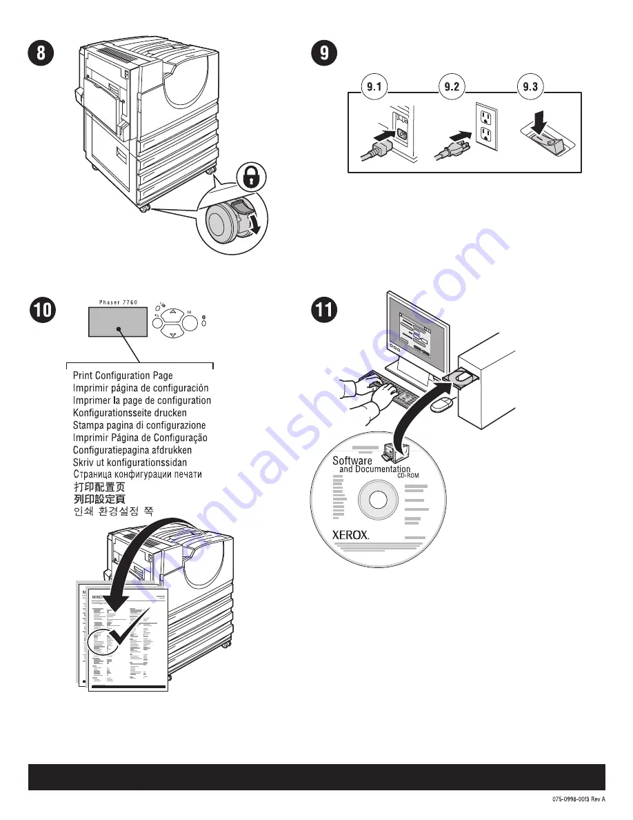 Xerox 7760DN - Phaser Color Laser Printer Скачать руководство пользователя страница 3