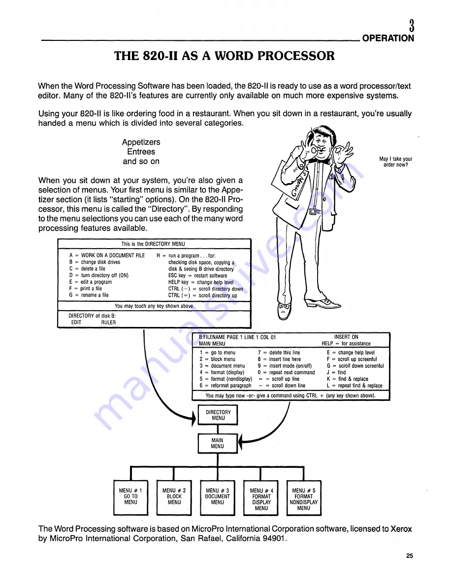 Xerox 820-II Operation Manual Download Page 29