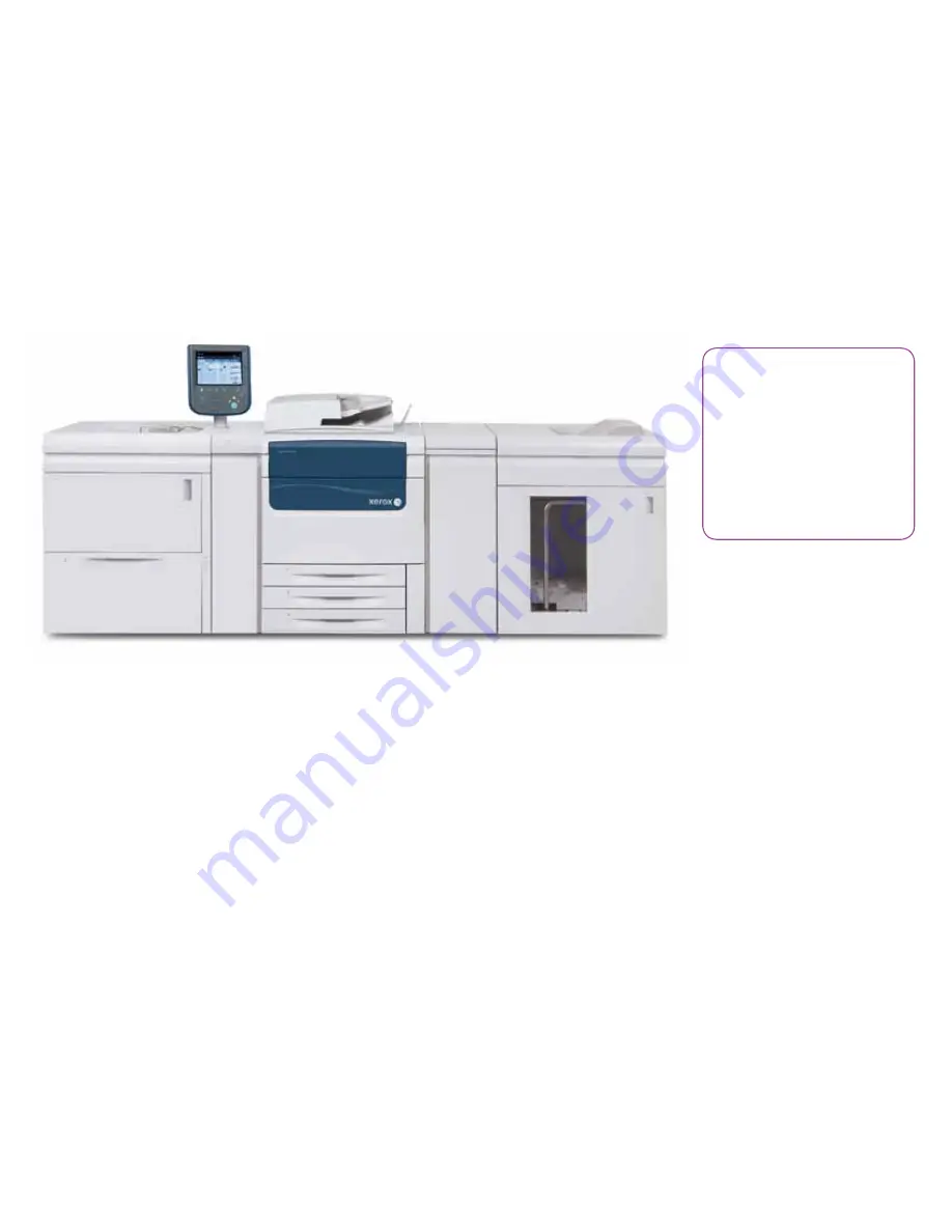 Xerox Color C75 Press Specification Download Page 11