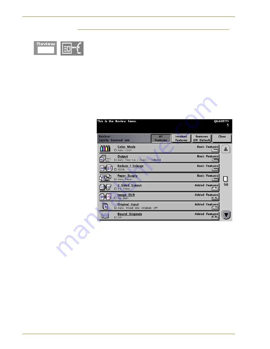 Xerox DocuColor 5252 Operator'S Manual Download Page 74