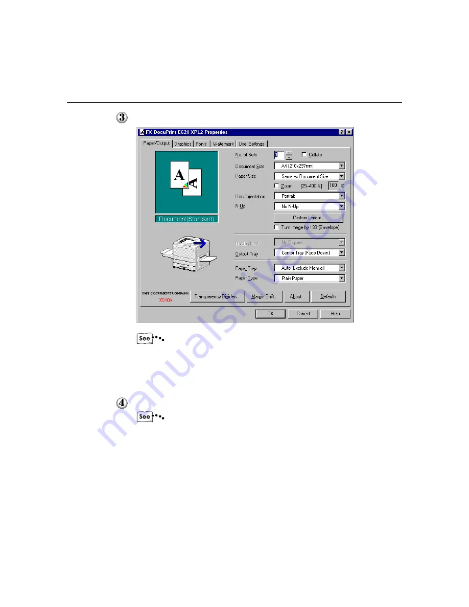 Xerox DocuPrint C621 User Manual Download Page 24