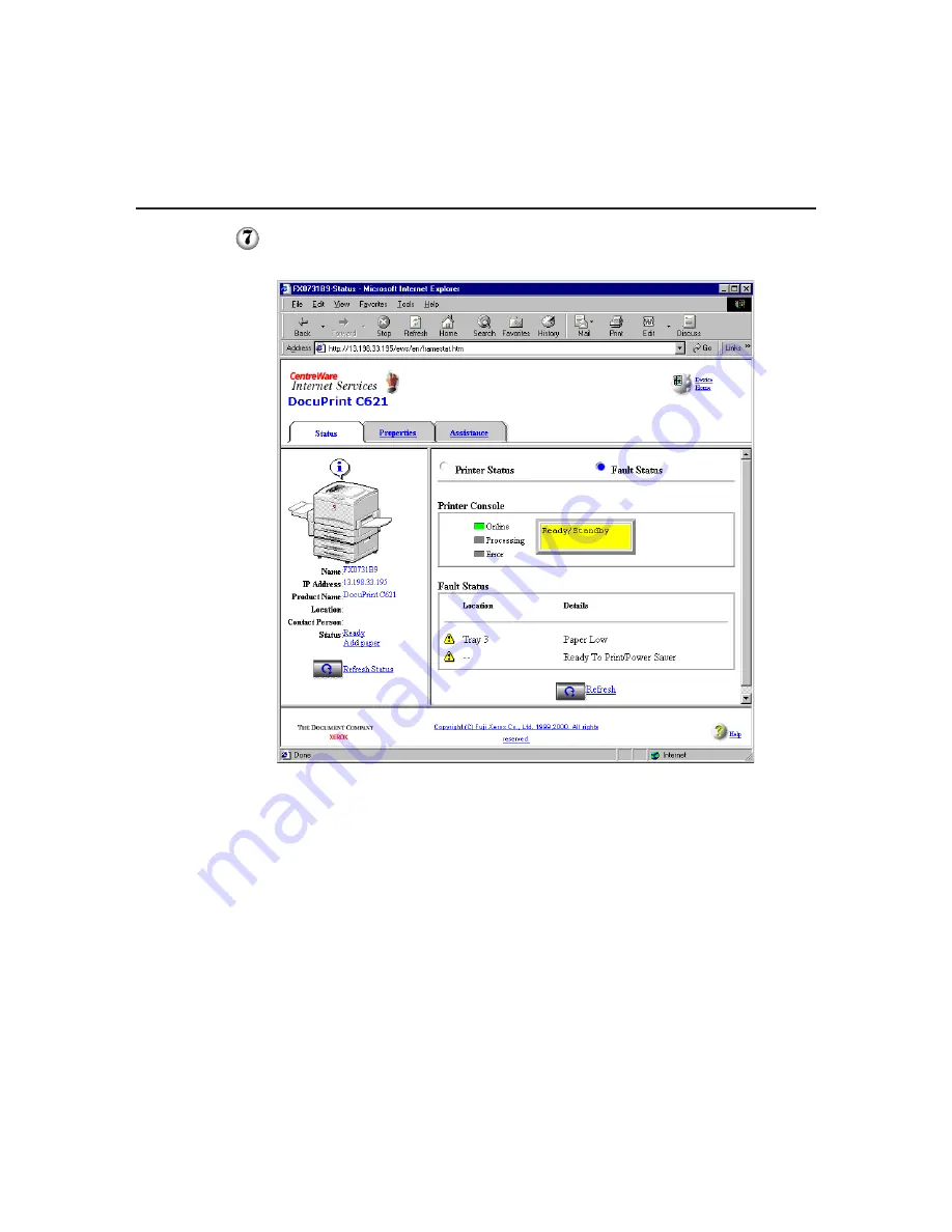 Xerox DocuPrint C621 User Manual Download Page 46