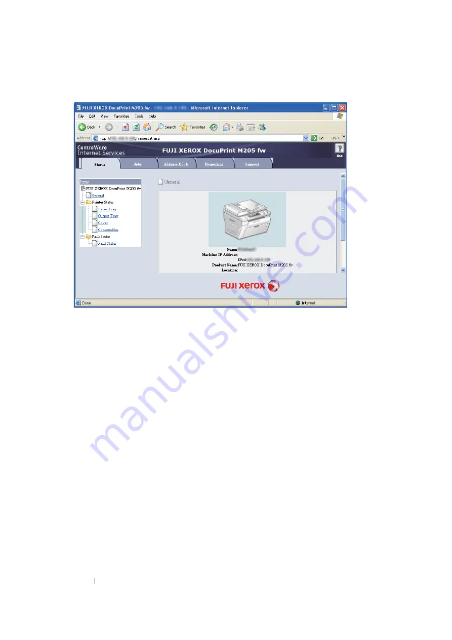 Xerox DocuPrint M205 b User Manual Download Page 118