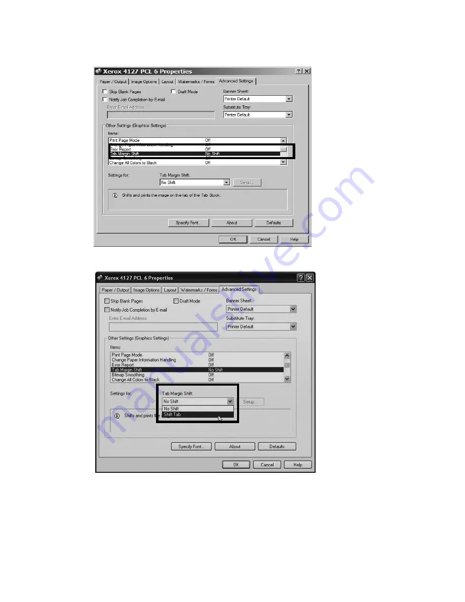 Xerox Legacy 4127 User Manual Download Page 54