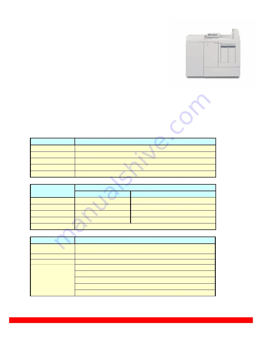 Xerox Nuvera 100 User Manual Download Page 59