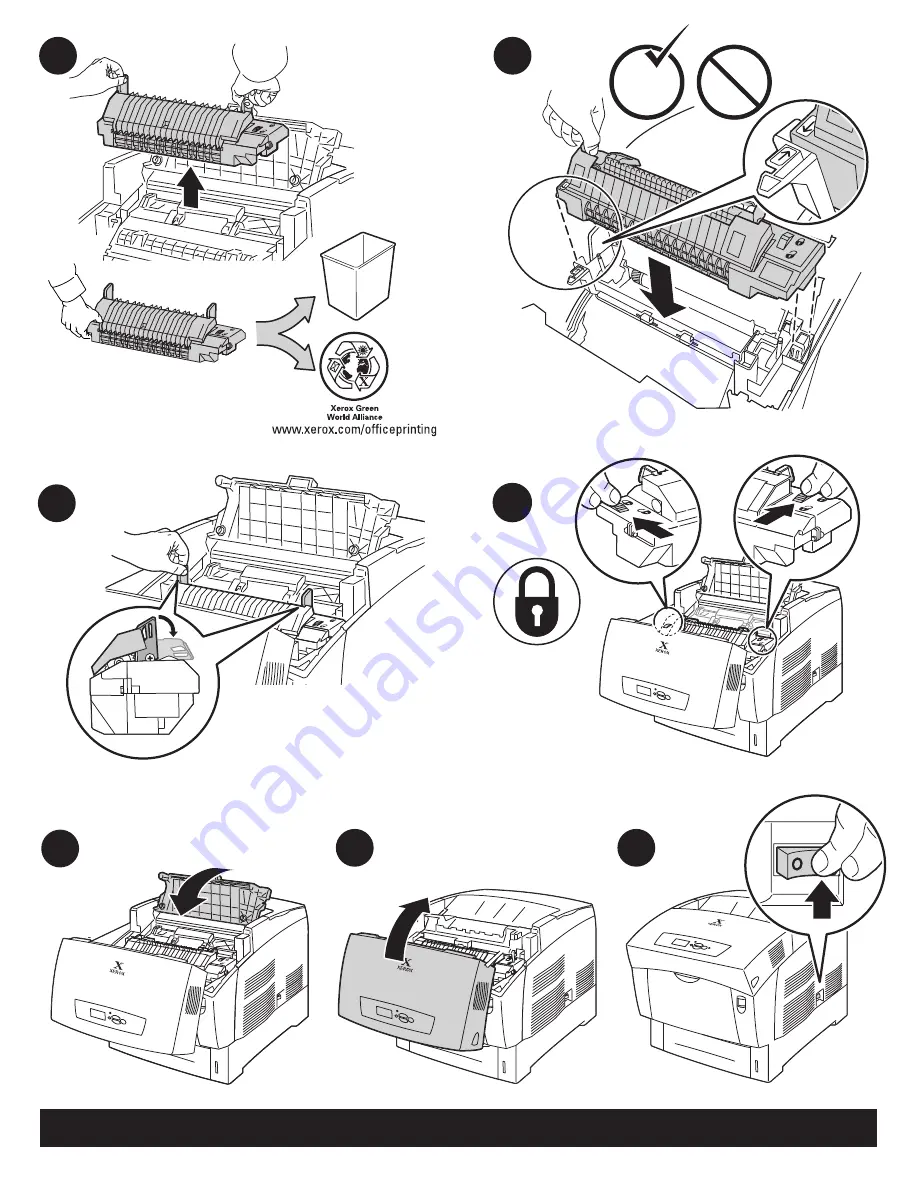 Xerox Phaser 6250DP User Manual Download Page 3