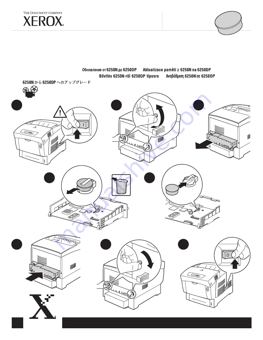 Xerox Phaser 6250DP User Manual Download Page 13