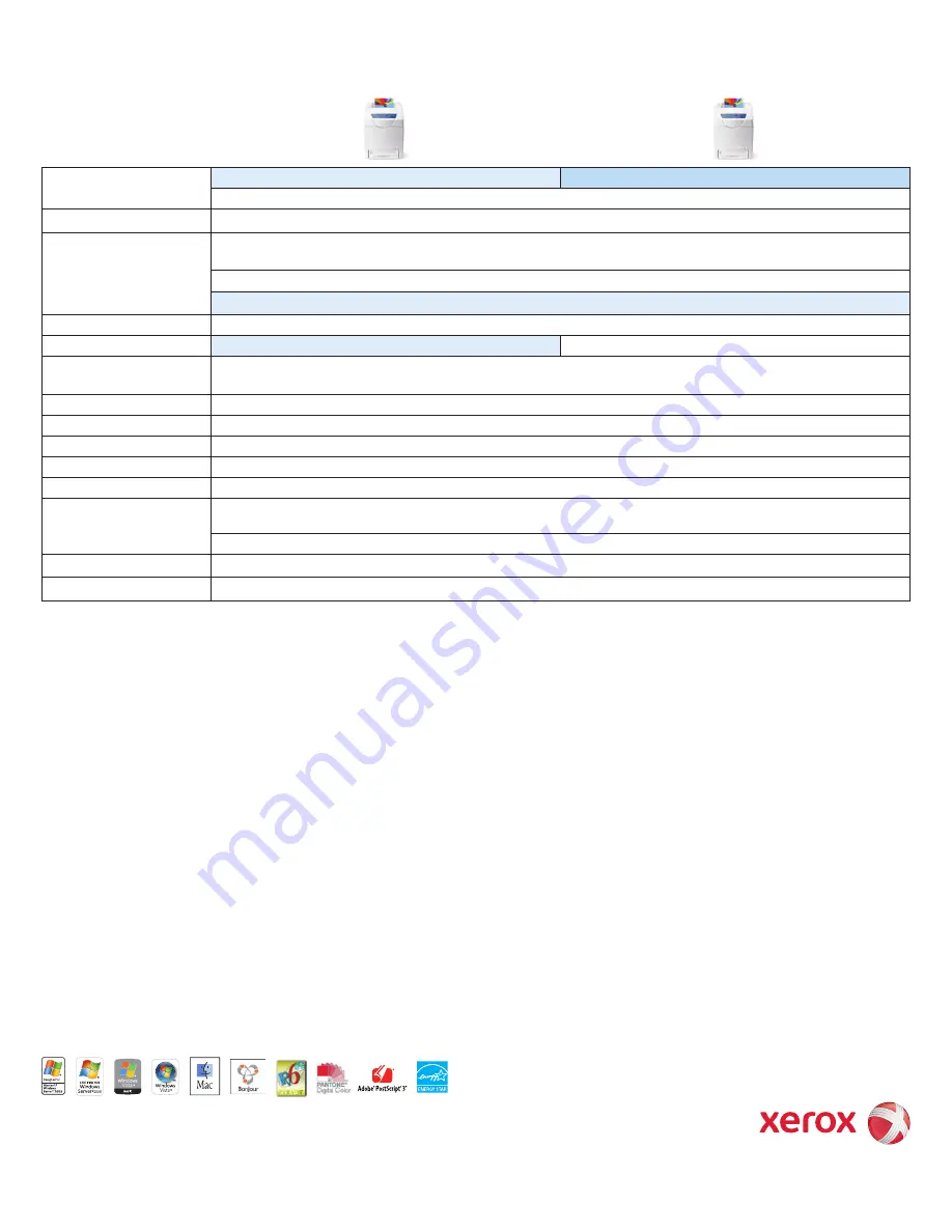 Xerox Phaser 6280 Brochure & Specs Download Page 4