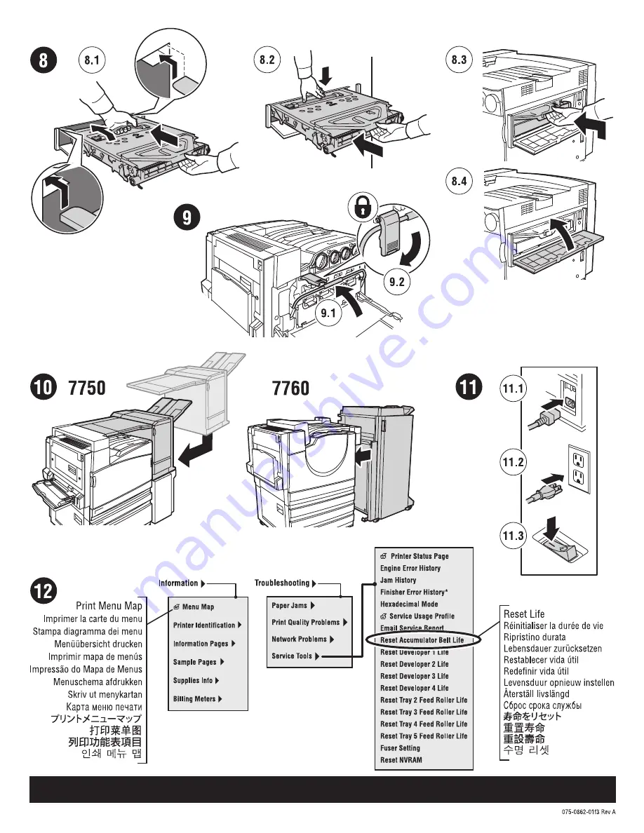 Xerox Phaser 7750 Supplementary Manual Download Page 9