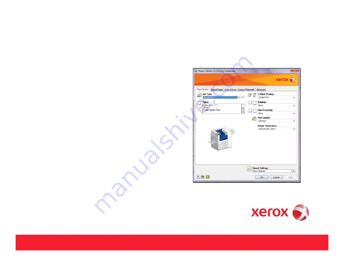 Xerox Phaser 7800 Скачать руководство пользователя страница 5