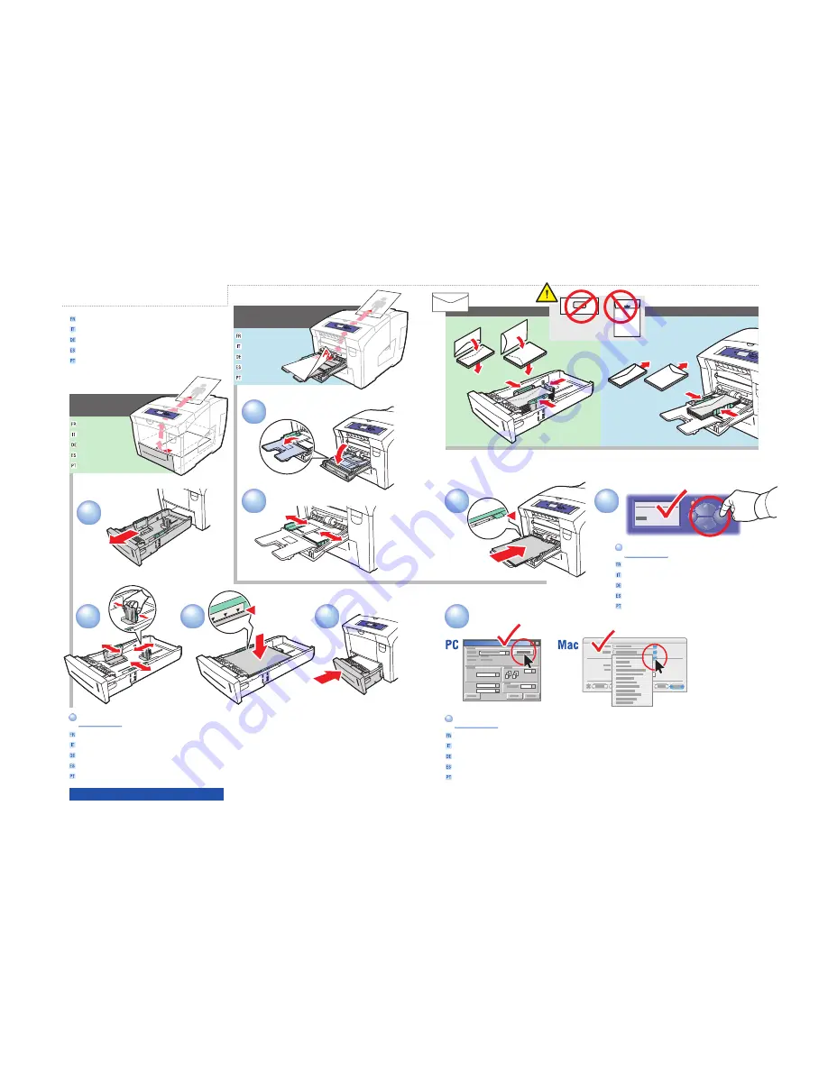 Xerox Phaser 8500 Quick Reference Manual Download Page 4