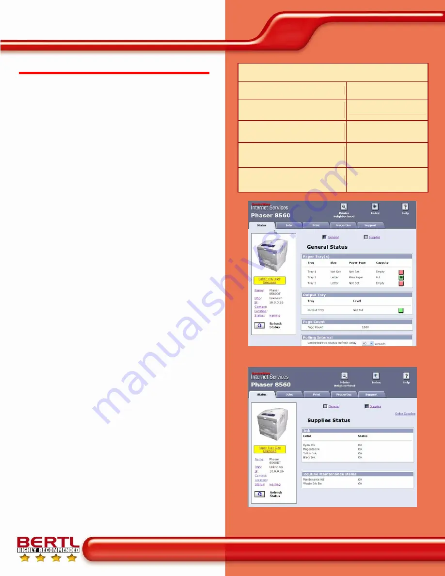 Xerox Phaser 8560 Brochure Download Page 20