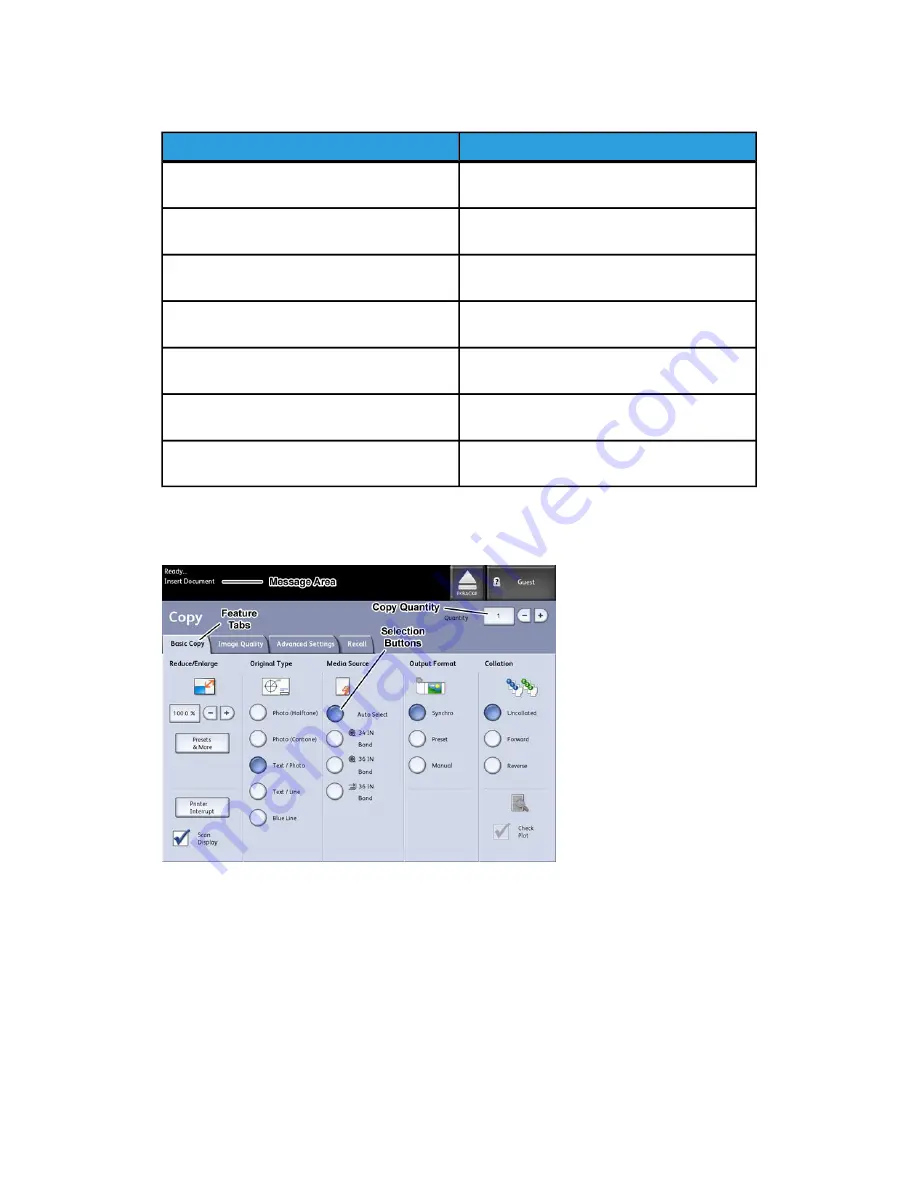 Xerox Wide Format 6604 User Manual Download Page 25