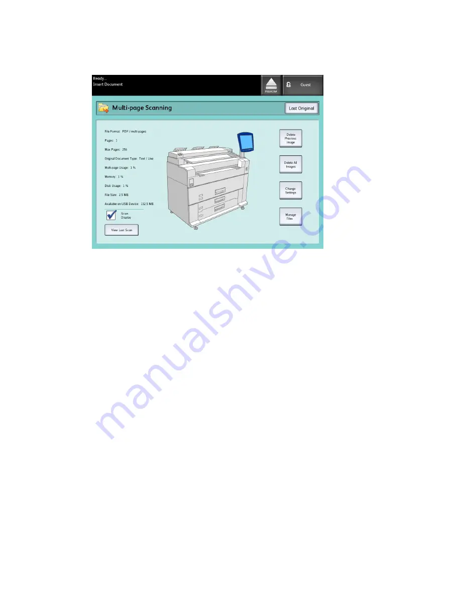 Xerox Wide Format 6604 User Manual Download Page 104