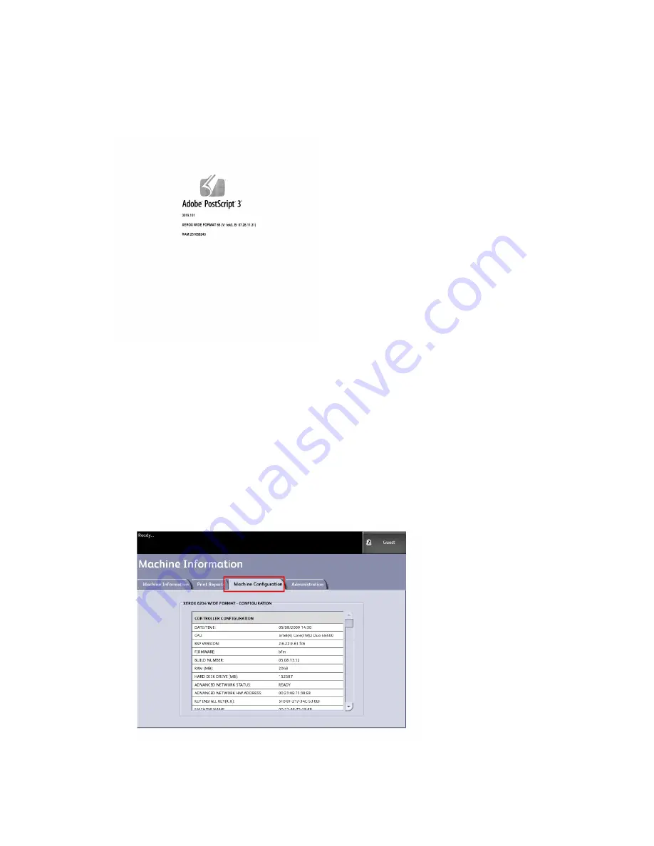 Xerox Wide Format 6604 User Manual Download Page 164