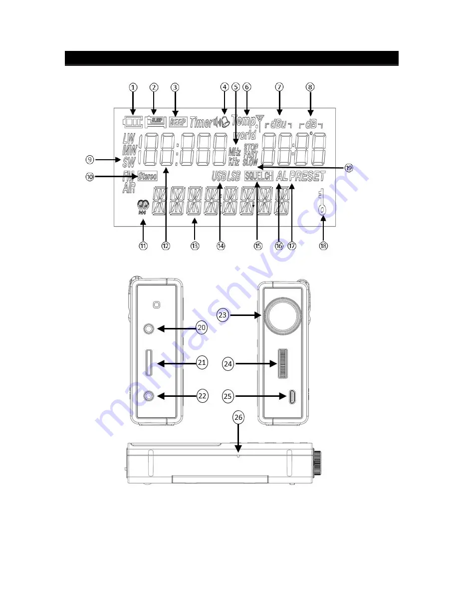 XHDATA D-808 Instruction Manual Download Page 4