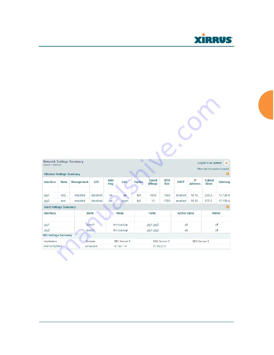 Xirrus XR-520 User Manual Download Page 123