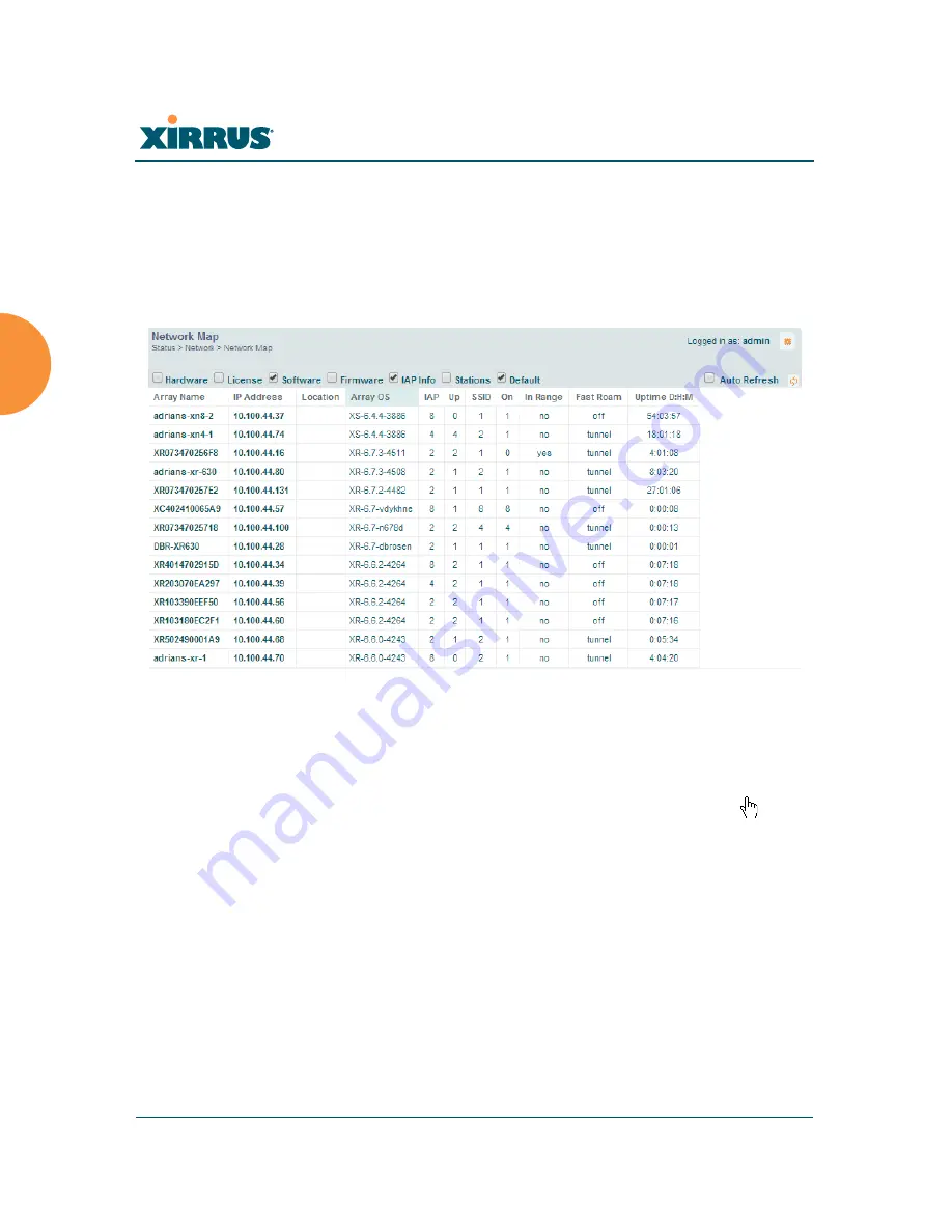 Xirrus XR-520 User Manual Download Page 124