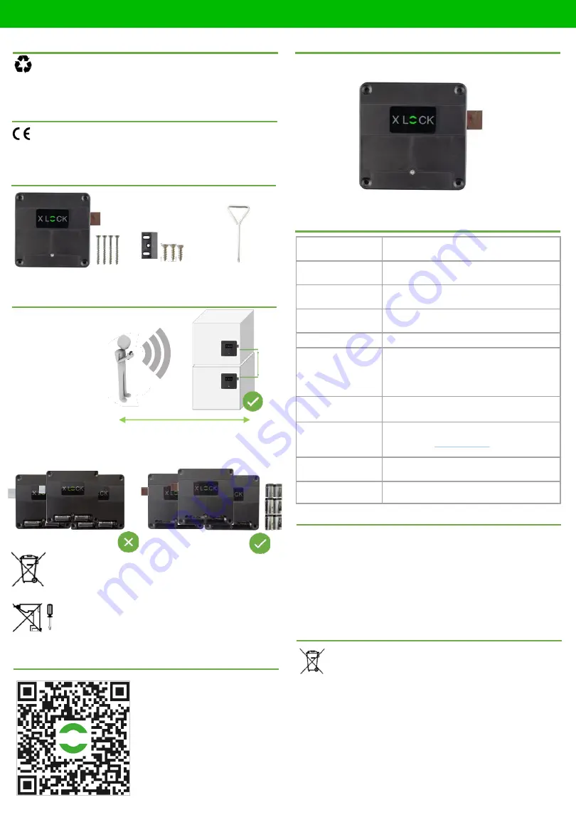 XLOCK 140 Instruction Manual Download Page 1