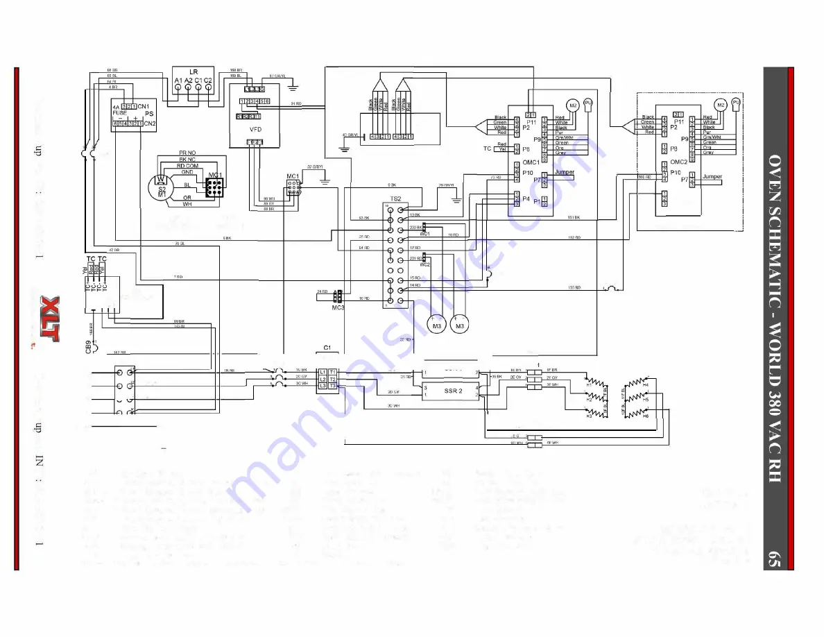 XLT Ovens XLT Gas Oven Parts & Service Manual Download Page 65