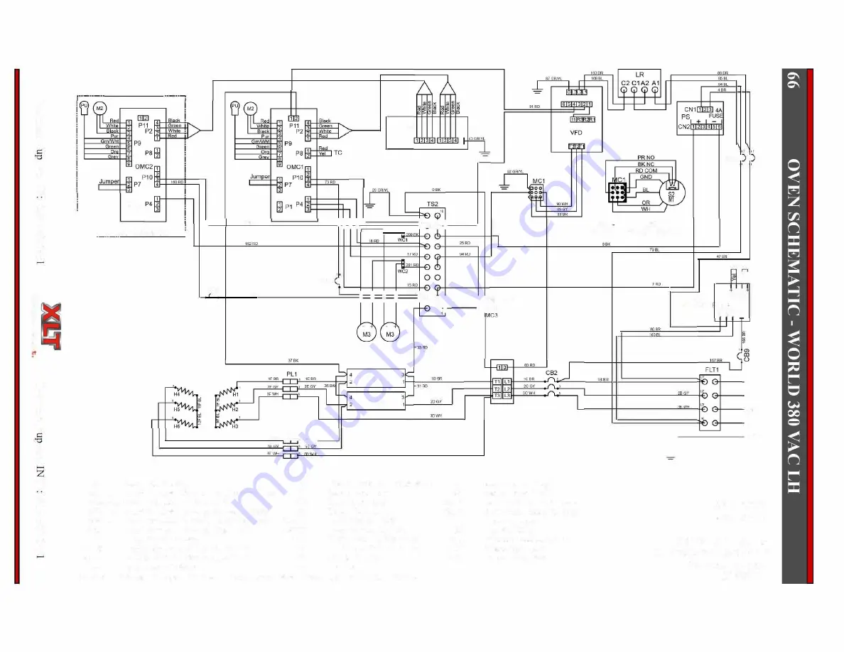 XLT Ovens XLT Gas Oven Parts & Service Manual Download Page 66