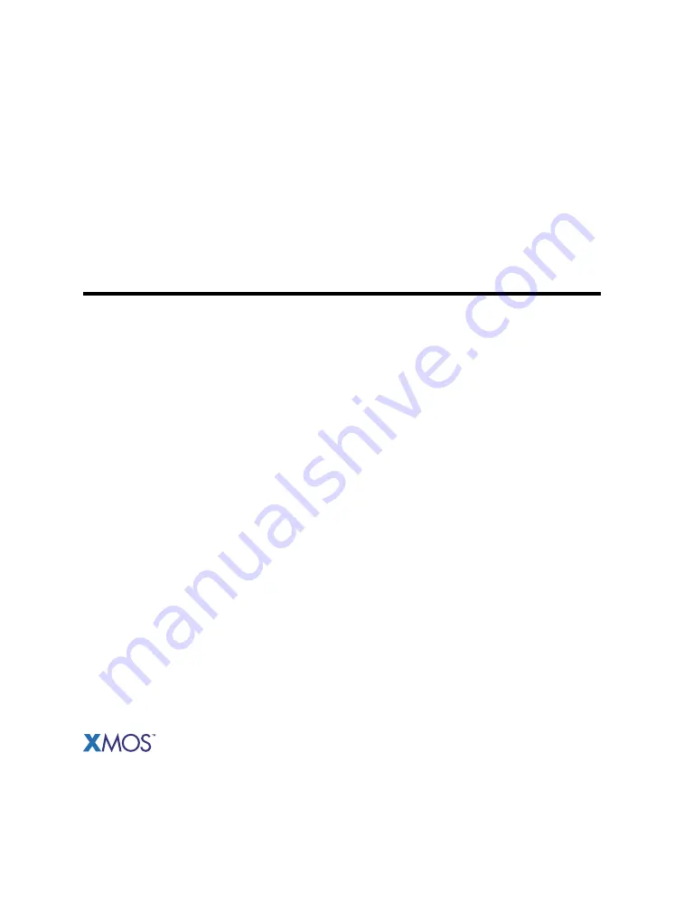 XMOS XC-1A Quick Start Manual Download Page 1