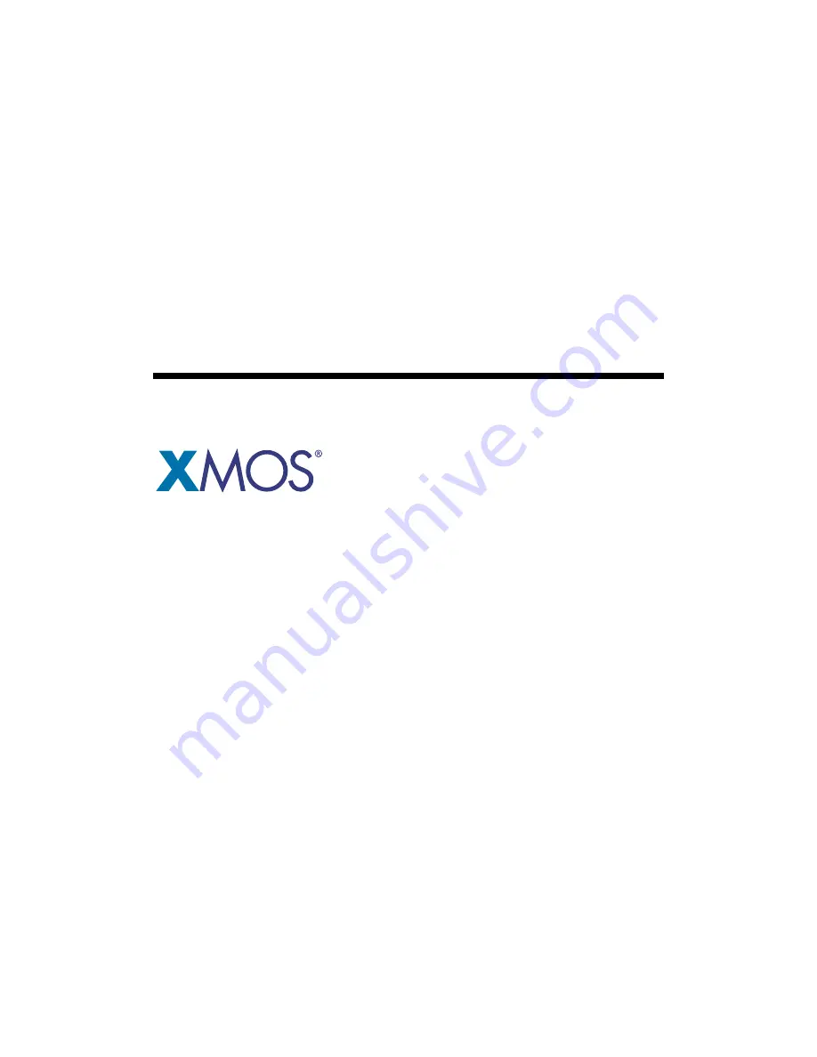 XMOS XK-XMP-64 Quick Start Manual Download Page 1